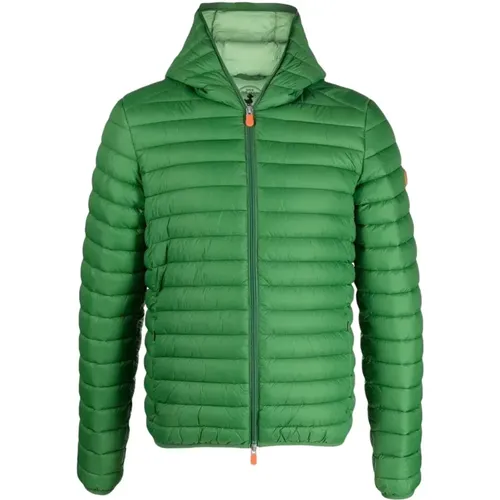 Quilted Jacket for Men - Stay Warm and Stylish , male, Sizes: S, L, M, 2XL - Save The Duck - Modalova