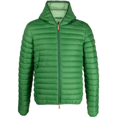 Quilted Jacket for Men - Stay Warm and Stylish , male, Sizes: S, M - Save The Duck - Modalova