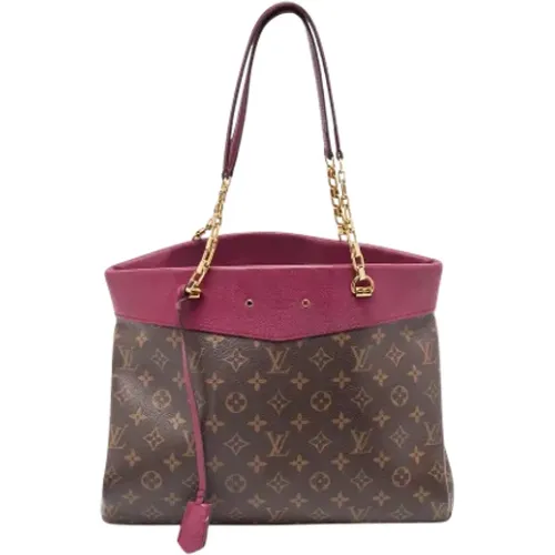 Pre-owned Leather totes , female, Sizes: ONE SIZE - Louis Vuitton Vintage - Modalova