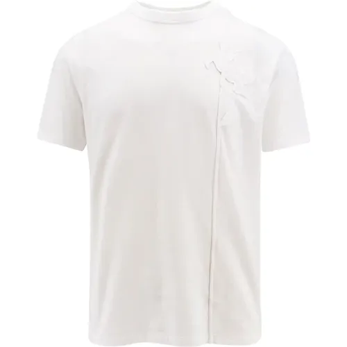 Blumiges Baumwoll T-Shirt Valentino - Valentino - Modalova