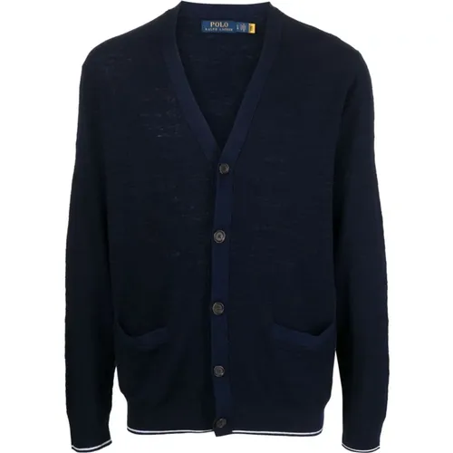 Casual Long Sleeve Cardigan , male, Sizes: M, L - Polo Ralph Lauren - Modalova