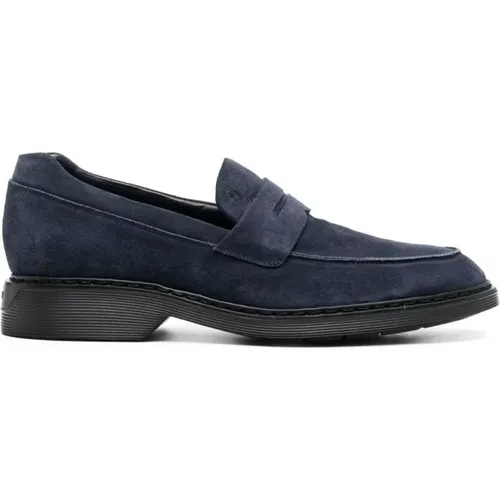 Mens Shoes Moccasins Ss23 , male, Sizes: 7 1/2 UK, 10 UK, 6 UK - Hogan - Modalova