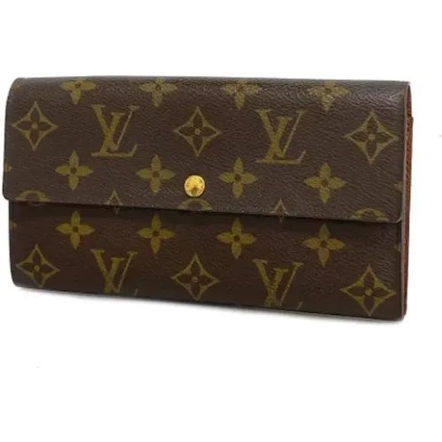 Pre-owned Canvas wallets , female, Sizes: ONE SIZE - Louis Vuitton Vintage - Modalova