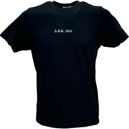 Casual Baumwoll T-Shirt , Herren, Größe: M - L.b.m. 1911 - Modalova
