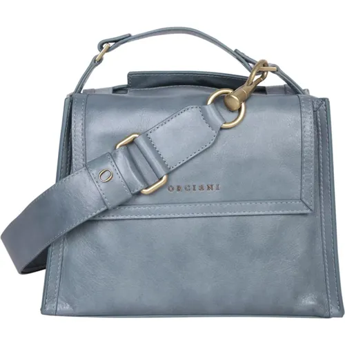 Shoulder strap leather bag by , female, Sizes: ONE SIZE - Orciani - Modalova