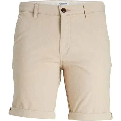 Stylische Chino Shorts mit Taschen , Herren, Größe: M - jack & jones - Modalova