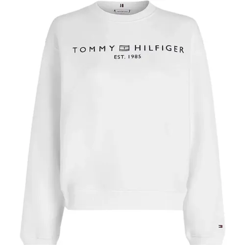 Damen Logo Sweatshirt - Tommy Hilfiger - Modalova