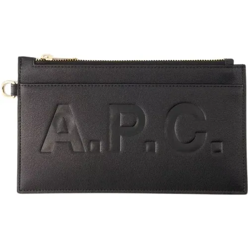 Synthetic Market Clutch , female, Sizes: ONE SIZE - A.p.c. - Modalova