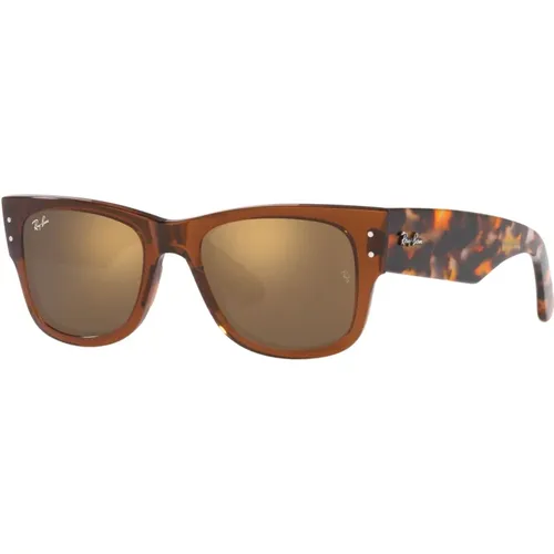 Transparent/Gold Sunglasses RB 0840S , unisex, Sizes: 51 MM - Ray-Ban - Modalova