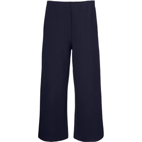 Cropped Wide Leg Pants with Elastic Waistband , female, Sizes: XS, S, XL, M, L, 2XL - Masai - Modalova