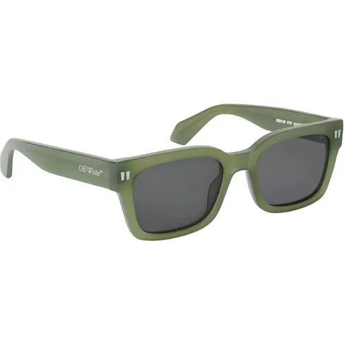 Sage Sonnenbrille,Schwarze Sonnenbrille mit Original-Etui,Sonnenbrille,Braune Sonnenbrille mit Original-Etui,Sunglasses - Off White - Modalova