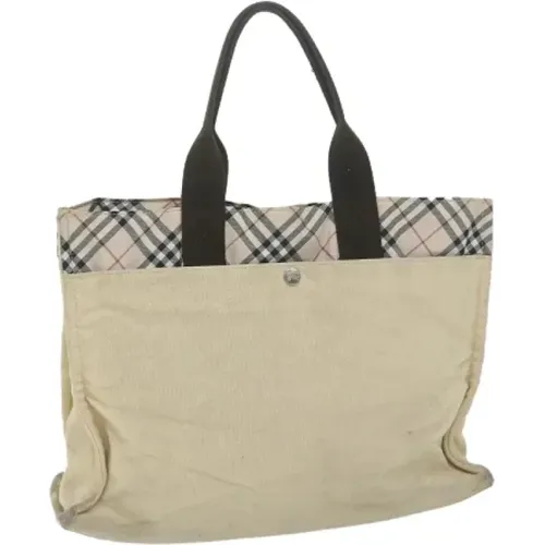 Pre-owned Canvas totes , female, Sizes: ONE SIZE - Burberry Vintage - Modalova