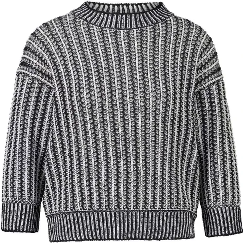 Pullover Regno aus zweifarbigem Strick , Damen, Größe: XS - Max Mara - Modalova