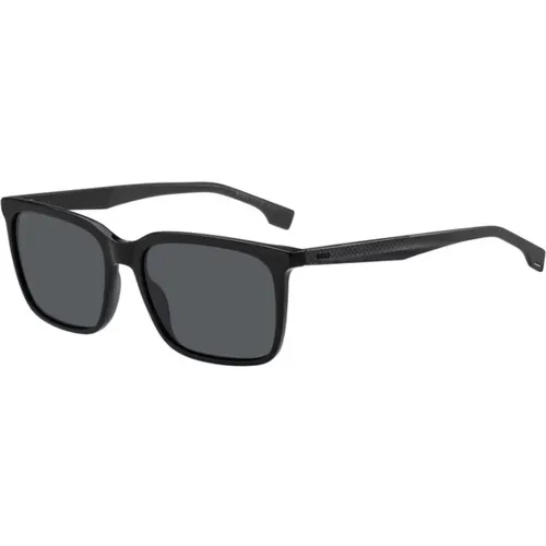 Schwarz Graue Sonnenbrille mit Antireflexgläsern , unisex, Größe: 57 MM - Hugo Boss - Modalova