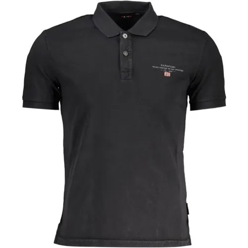 Elegant Embroidered Polo Shirt , male, Sizes: M, S, XL - Napapijri - Modalova