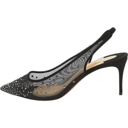 Pre-owned Mesh heels , female, Sizes: 6 1/2 UK - Christian Louboutin Pre-owned - Modalova