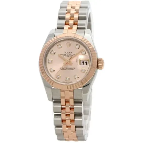 Pre-owned Stainless Steel watches , female, Sizes: ONE SIZE - Rolex Vintage - Modalova