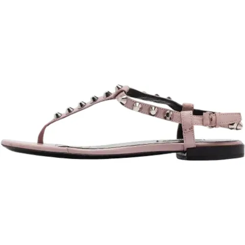 Pre-owned Leather sandals , female, Sizes: 5 UK - Balenciaga Vintage - Modalova