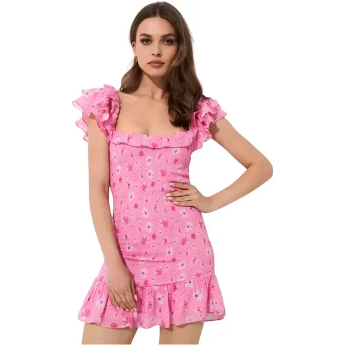 Blumiges Minikleid Kodie Stil , Damen, Größe: L - LOVESHACKFANCY - Modalova