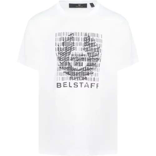 Match Cotton T-Shirt , male, Sizes: L, XL, M, S, 2XL - Belstaff - Modalova