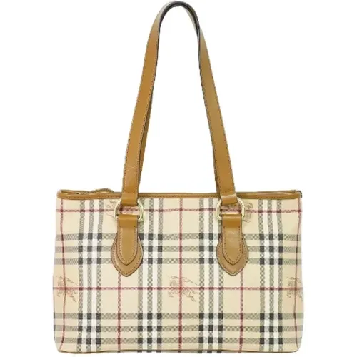 Pre-owned Canvas shoulder-bags , female, Sizes: ONE SIZE - Burberry Vintage - Modalova