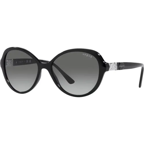 Trendige Sonnenbrille mit rauchgrauen Gläsern - Vogue - Modalova