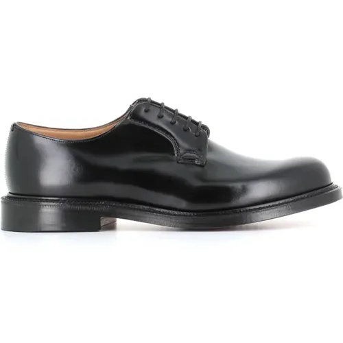 Classic Leather Flat Shoes , male, Sizes: 7 1/2 UK - Church's - Modalova