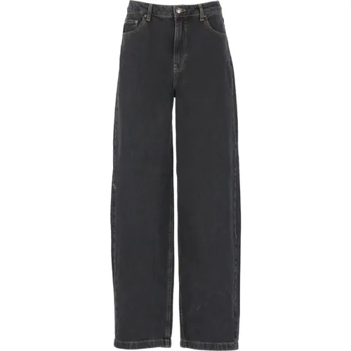 Dark Grey Cotton Jeans Woman , female, Sizes: W26, W27 - Rotate Birger Christensen - Modalova