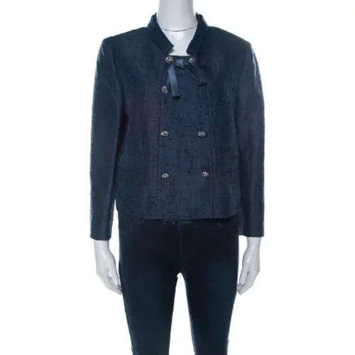Pre-owned Silk outerwear , female, Sizes: L - Valentino Vintage - Modalova