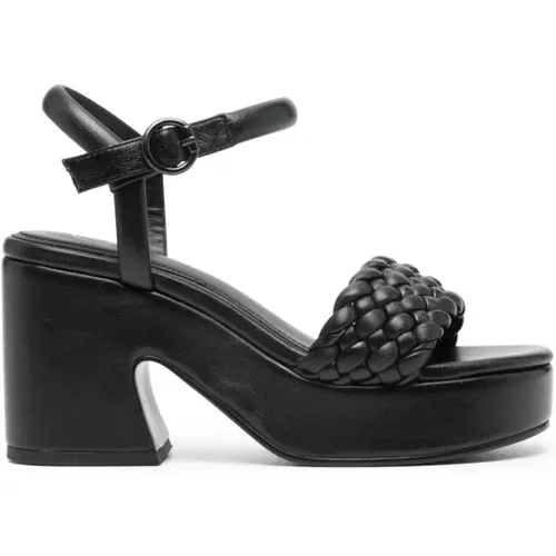 Schwarze Sandalen für Stilvollen Sommer-Look , Damen, Größe: 38 EU - Ash - Modalova