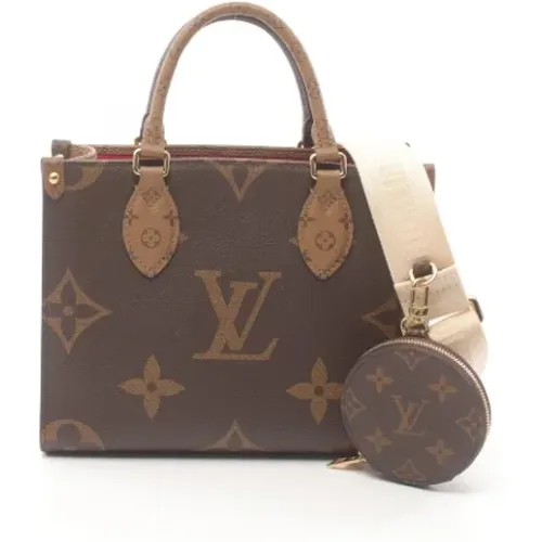 Pre-owned Canvas handbags , female, Sizes: ONE SIZE - Louis Vuitton Vintage - Modalova