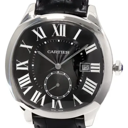 Pre-owned Metal watches , male, Sizes: ONE SIZE - Cartier Vintage - Modalova