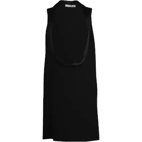 Pre-owned Wool dresses , female, Sizes: S - Dior Vintage - Modalova