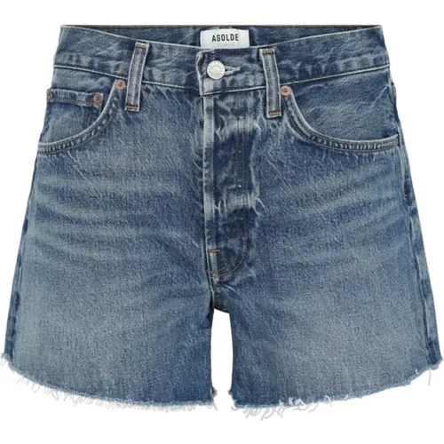 Denim Shorts , female, Sizes: W26, W25, W24 - Agolde - Modalova