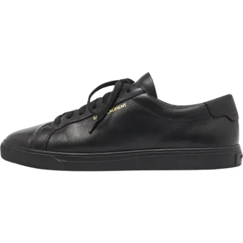 Pre-owned Leather sneakers , female, Sizes: 6 1/2 UK - Yves Saint Laurent Vintage - Modalova