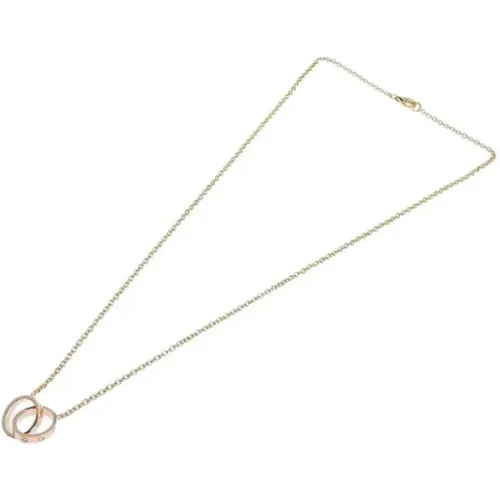 Pre-owned Rose Gold necklaces , female, Sizes: ONE SIZE - Cartier Vintage - Modalova