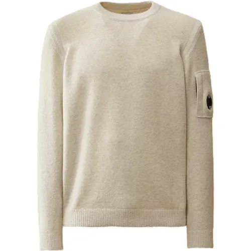 Vanisè Fleece Strick Crewneck Pullover , Herren, Größe: L - C.P. Company - Modalova