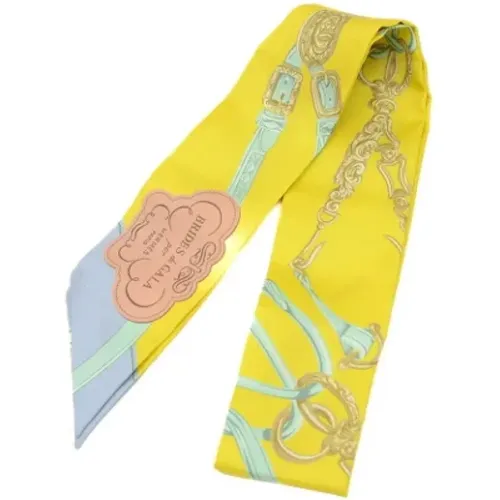 Pre-owned Silk scarves , female, Sizes: ONE SIZE - Hermès Vintage - Modalova