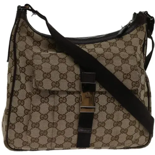 Pre-owned Canvas gucci-bags , female, Sizes: ONE SIZE - Gucci Vintage - Modalova