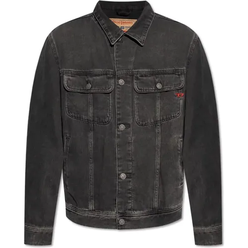 Denimjacke D-Barcy , Herren, Größe: XL - Diesel - Modalova