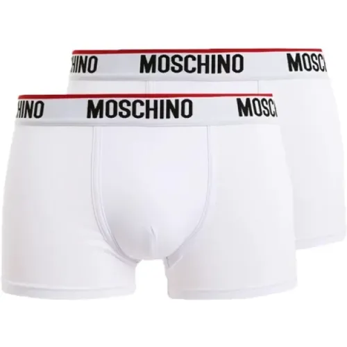 Men`s BiPack Boxer - Upgrade Your Underwear Game , male, Sizes: M - Moschino - Modalova
