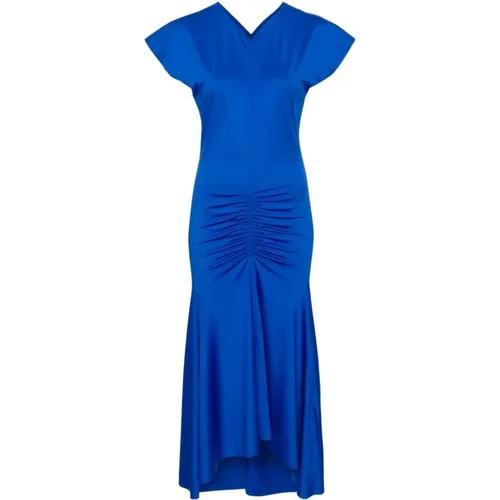 Rouched Jersey Kleid , Damen, Größe: XS - Victoria Beckham - Modalova