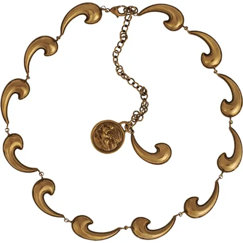 Golden Paisley Pendant Necklace , female, Sizes: ONE SIZE - ETRO - Modalova