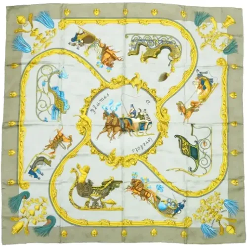 Pre-owned Silk scarves , female, Sizes: ONE SIZE - Hermès Vintage - Modalova