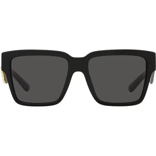 Luxuriöse schwarze Acetat-Sonnenbrille - Dolce & Gabbana - Modalova
