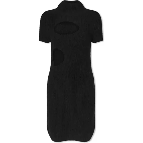 Gaps Dress in Light Cotton , female, Sizes: M, S - MM6 Maison Margiela - Modalova