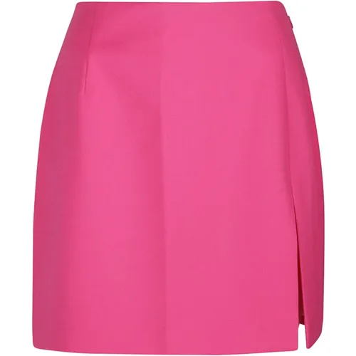 Fuchsia Split Mini Skirt , female, Sizes: S - Andamane - Modalova