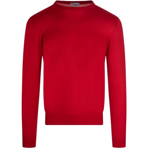 Silk Cashmere Sweater , male, Sizes: 5XL, 4XL, XL, L - Fedeli - Modalova