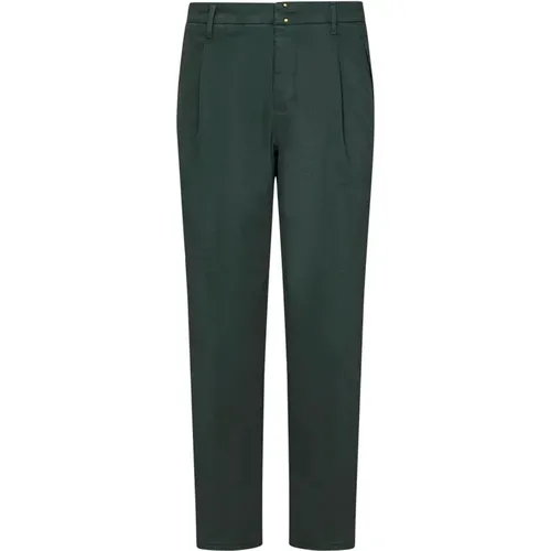 Grüne Chino Hose Aw24 Incotex - Incotex - Modalova