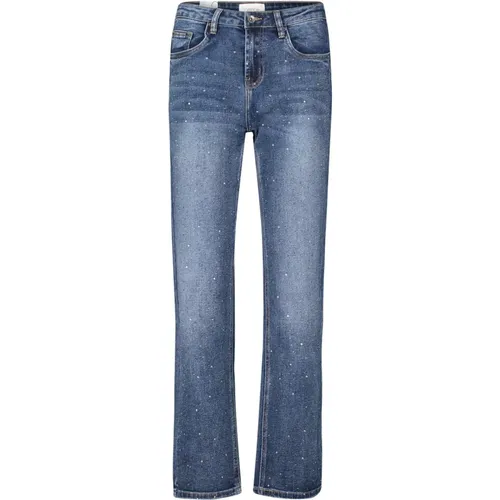 Straight Fit Jeans , Damen, Größe: S - Cartoon - Modalova